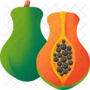 Papaya Fruit Healthy Icon