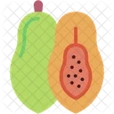 Papaya Organic Fruit Icon