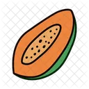 Papaya Obst Frisch Symbol