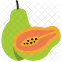 Papaya Slice Sliced Papaya Slice Icon