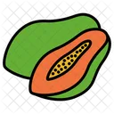 Papaya Fruit Healthy Icon