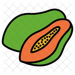 Papaya-with-half-cut  Icon