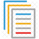 Papeis Planilhas Texto Ícone