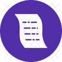 Papel Documento Notas Icon