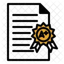 Papel Resultados De Exames Teste Ícone