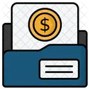 Papel Bancario Ícone
