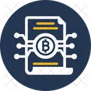 Libro Blanco Papel Bitcoin Documentos Icono