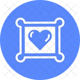 Papel de corazon  Icono