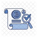 Papel criptográfico verificado  Icono