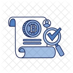 Papel criptográfico verificado  Icono