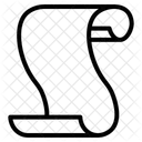 Papel De Rolagem Ícone