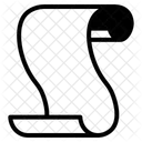 Papel De Rolagem Ícone