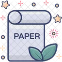 Eco Papel Pasta Ícone