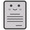 Smiley De Papel Cara De Papel Emoticono Icono