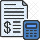 Papel financeiro  Ícone