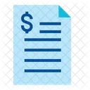 Papel financiero  Icono