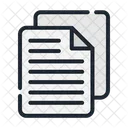 Papel Documento Arquivo Ícone