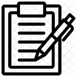 Papel para escrever  Ícone