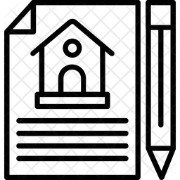 Documento de propriedade  Ícone