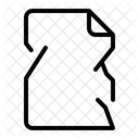 Papel Rasgado Papel Roto Icono