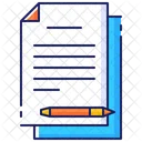 Negocios Papelada Documento Icon