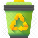 Papelera Cubo De Basura Papelera De Reciclaje Icono