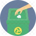 Papelera De Reciclaje Basura Cubo De Basura Icon