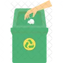 Papelera De Reciclaje Basura Bin Icono