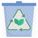 Bin Eco Reciclar Icono