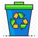 Reciclar Bin Ecologia Icono