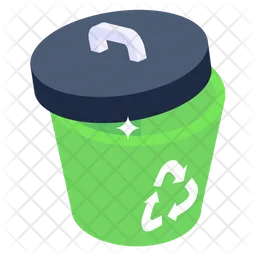 Papelera de reciclaje  Icono