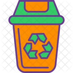 Papelera de reciclaje  Icono