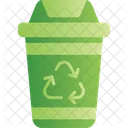 Papelera De Reciclajereciclarreciclajeclasificacionresiduos Icono