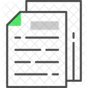 Papeles Documentos Archivos Icon