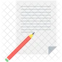 Paper Document Write Icon