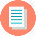 Paper Document Research Icon