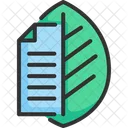 Paper Natural Ecology Icon