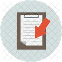 Paper Document Clipboard Icon