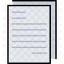 Paper File Data Icon
