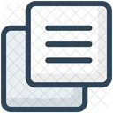 Education Paper Duplicate Icon
