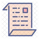 Report Document Letter Icon