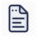 Paper File Data Icon