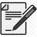 Paper Sheet Text Icon