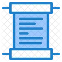 Paper Receipt Script Icon