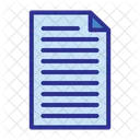 Paper Text File Document Icon