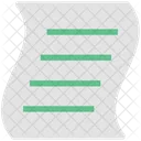 Paper Sheet Text Icon