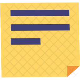 Paper Note  Icon