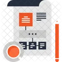 Paper Document Workflow Icon