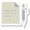 Paper Form Certificate Icon