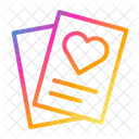 Paper Heart Love Icon